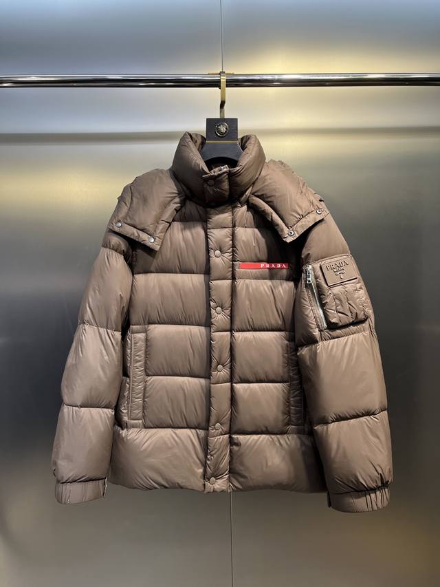 Prada Premium Down Jacket 2025 Autumn/Winter New Arrival. Original custom-made d