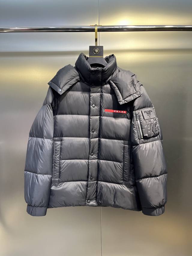 Prada Premium Down Jacket 2025 Autumn/Winter New Arrival. Original custom-made d