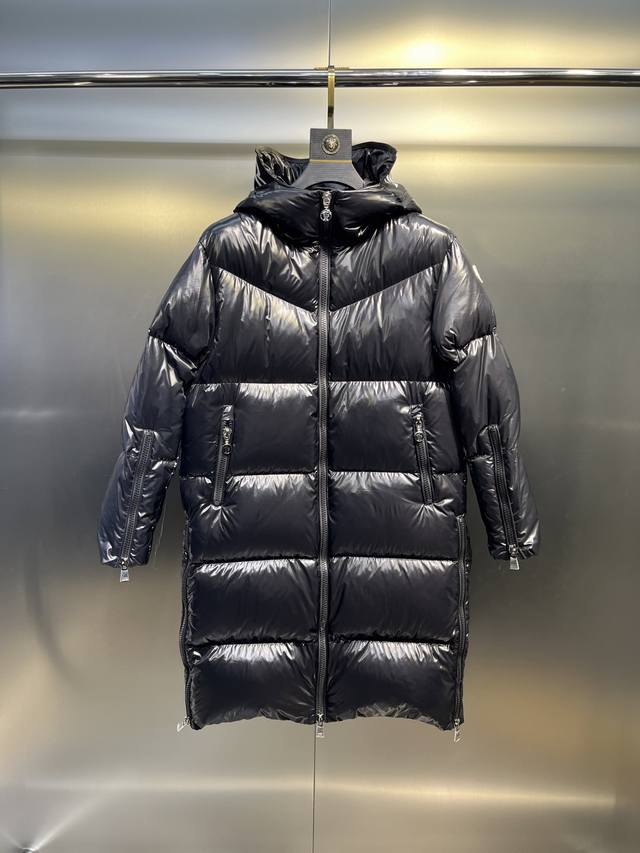 Moncler Huppelong series women's long down jacket, original custom-made weatherp