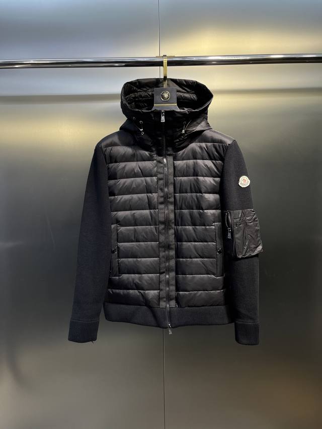 Moncler 2074 Autumn/Winter New Knitted Down Jacket, Original 1:1 Custom Made, Al