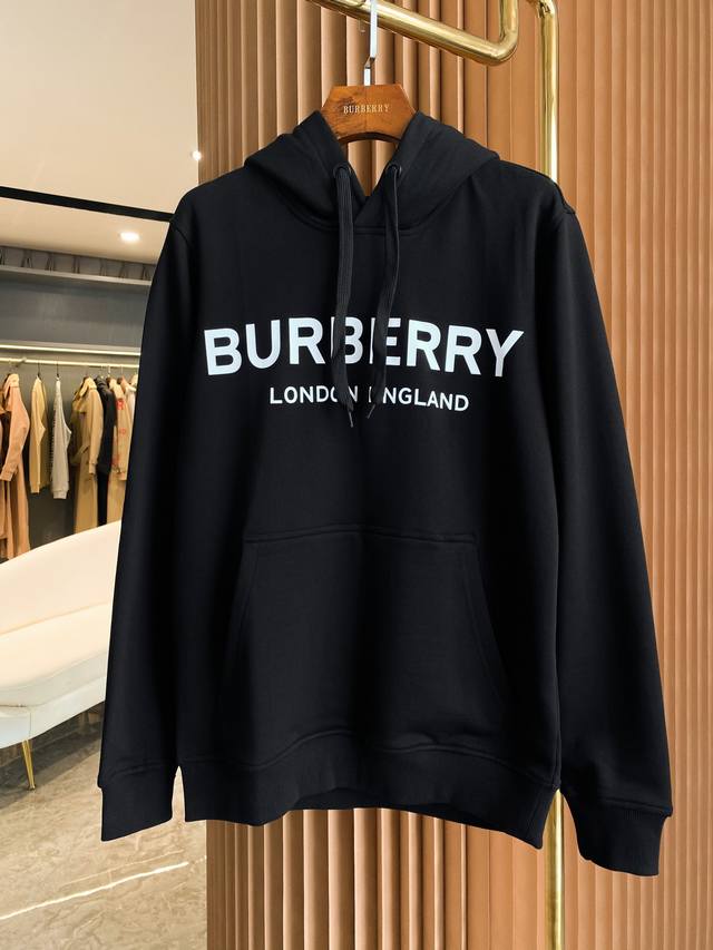 Burberry Logo Print Cotton Hooded Sweatshirt - Burberry's top-selling item, a st