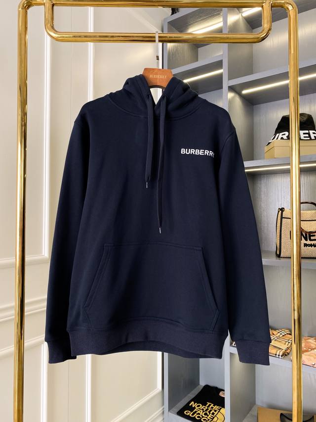 Exclusive logo-decorated cotton hooded sweatshirt by Burberry, a top-selling ite
