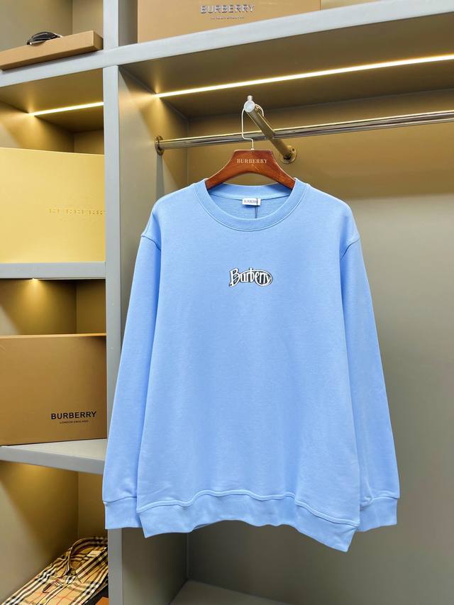 Burberry Logo Print Cotton Crew Neck Sweatshirt. A top-selling Burberry item, a