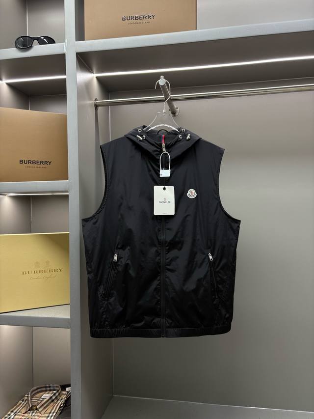 Moncler New Letter Cotton Vest (Ddd) Original Fabric, Original Accessories, Offi