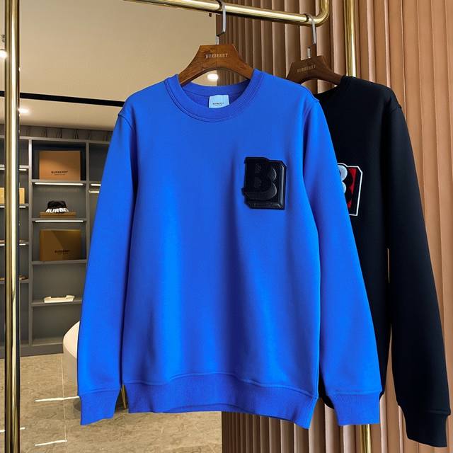 Burberry Letter Pattern Cotton Blend Sweatshirt. A top-selling Burberry item, a