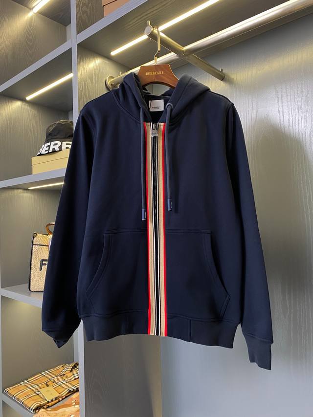 Burberry New Colorway Striped Sports Jacket - A top-selling Burberry item, a lon