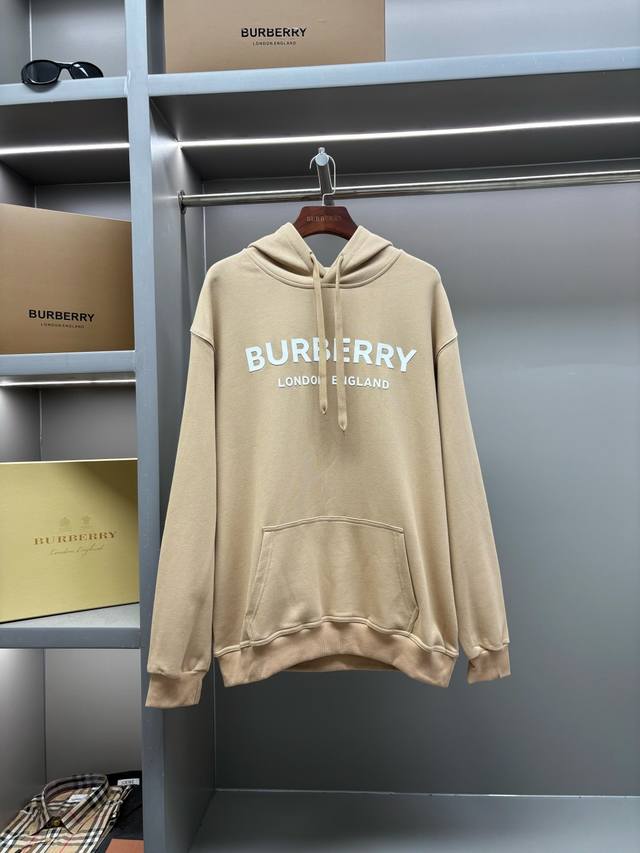 Burberry Logo Print Cotton Hooded Sweatshirt - Burberry's top-selling item, a st