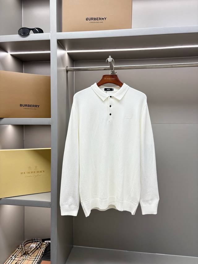 Boss New Embroidered Collar Sweater. Made with original fabric, same style as th