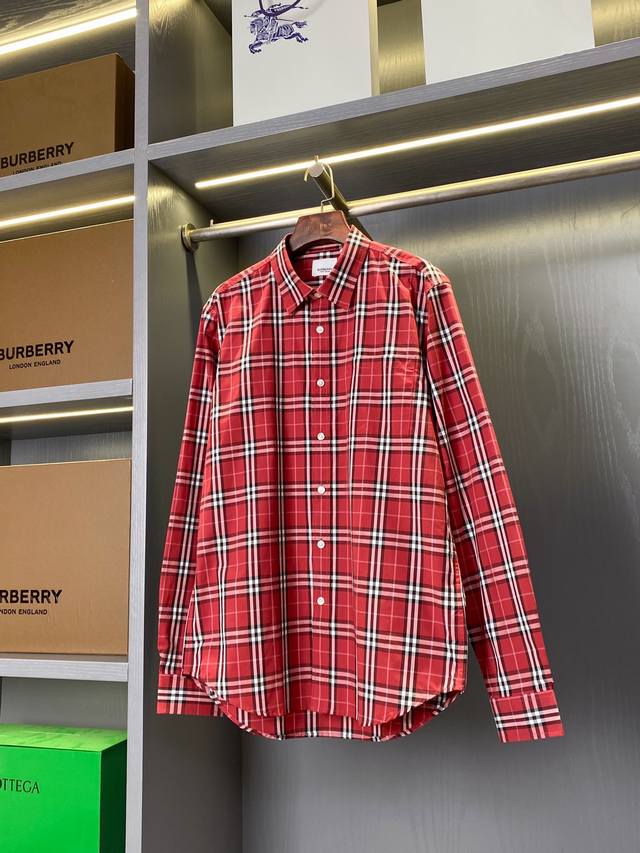 Burberry Plaid Cotton Shirt - Available through Ddd's top-tier channel, simulta