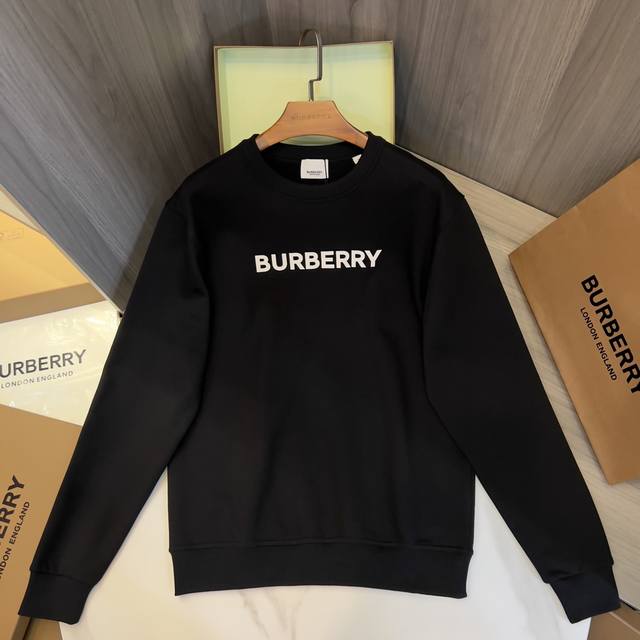 Burberry Logo Print Cotton Crew Neck Sweatshirt. A top-selling Burberry item, a