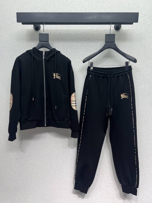 Burberry casual suit, stylish and chic, classic design with a simple yet elegant