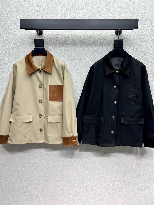 Loewe casual jacket, loose fit, stylish and practical, versatile and chic, a mus