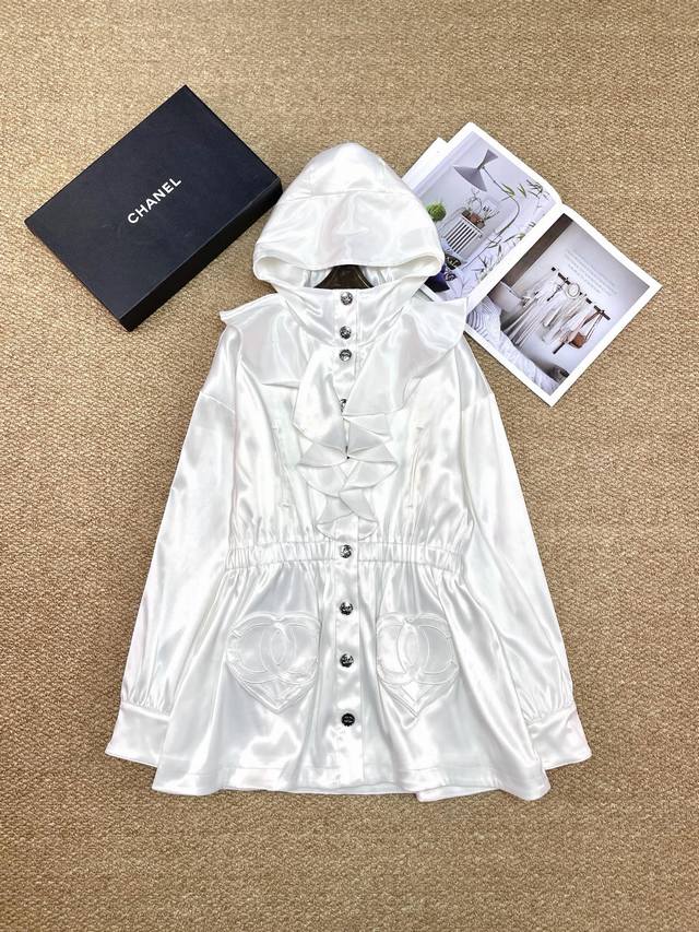 New Chanel jacket, windproof and wrinkle-resistant fabric, crisp silhouette inst