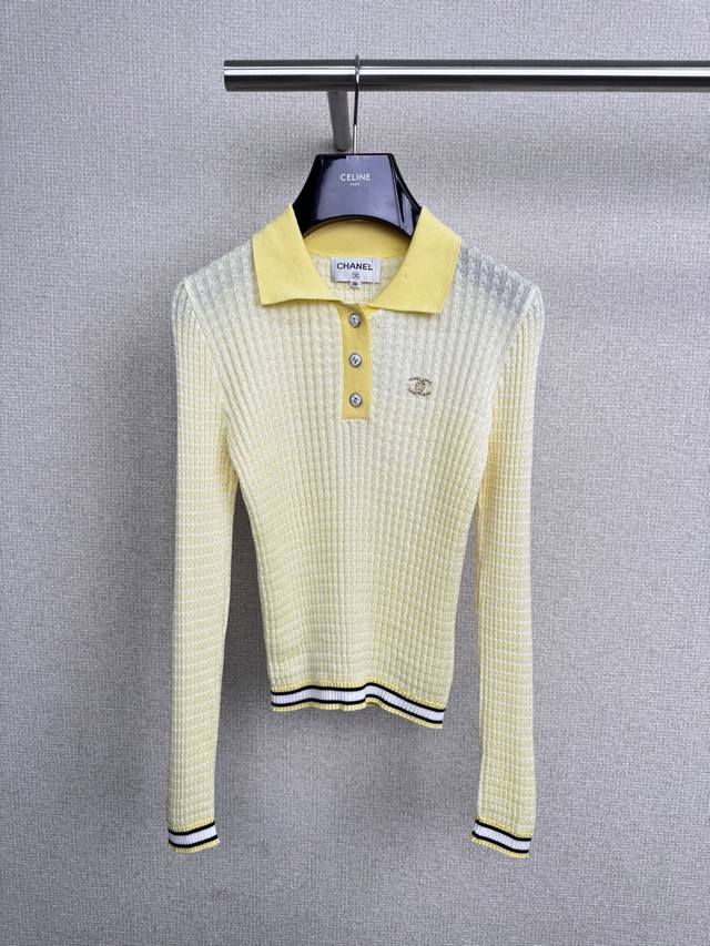 Chanel 2025 Early Autumn New Collared Knit Cardigan. The romance of autumn, who