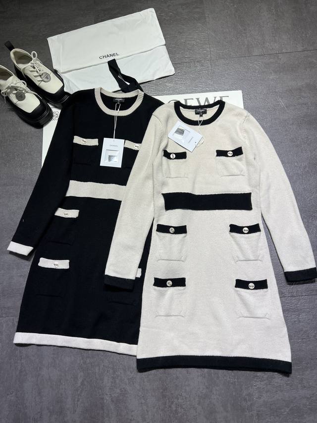 Original design, Chanel **25K early autumn new dress, Yb, custom-dyed yarn, cust