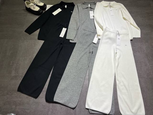 Alo knit set shipped! Perfect for a relaxed, effortless look. One set does it al