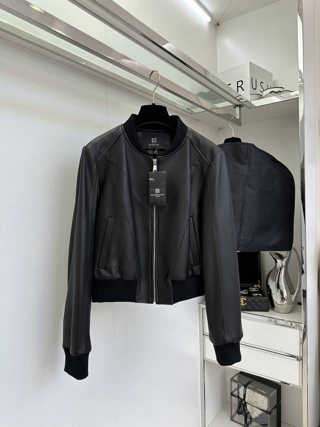25 F Givenchy Classic Baseball Jacket/Leather Jacket. Sisters who want a cool an