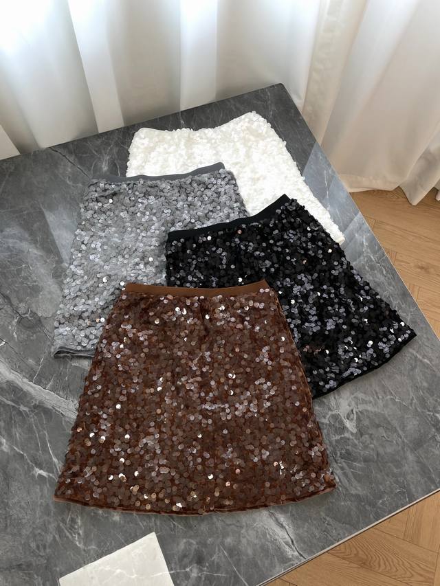 2025 New Sequin Mini Skirt Series: A dazzling and diverse fashion extravaganza.
