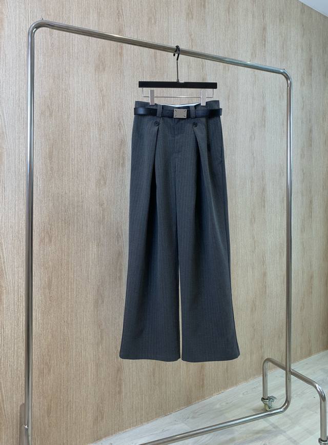 Hot Selling Item - Original Quality Mm6 | Button-Down Crossbody Casual Trousers