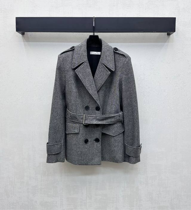 Dio*2025 New Arrival: Lapel Belt Suit Jacket, Custom Made, Yb. Made of imported