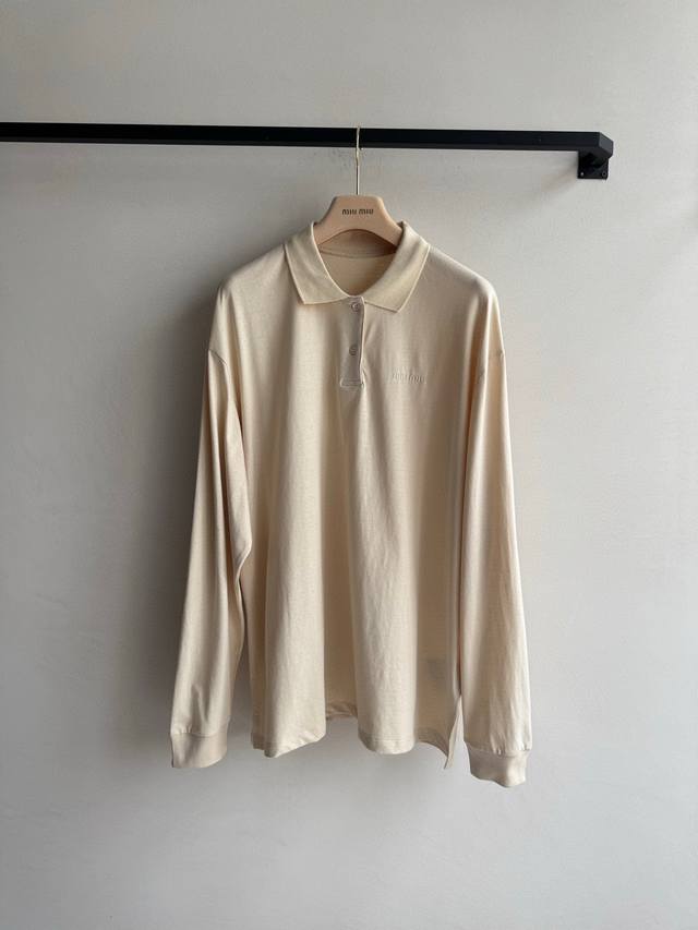 Miumi* New Arrival, Casual and Stylish Polo Shirt, Loose Fit, SML. Ddd