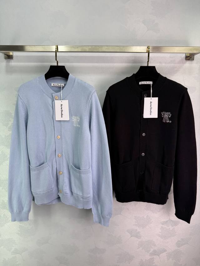 Ac*25 Autumn/Winter New Bow Knit Cardigan. Exquisite bow embroidery on the chest