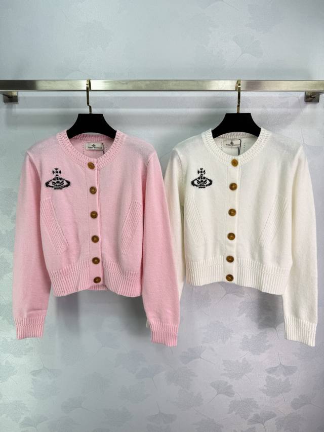 Westpac *25 Early Autumn New Round Neck Knitted Cardigan, Custom Cashmere Fabric