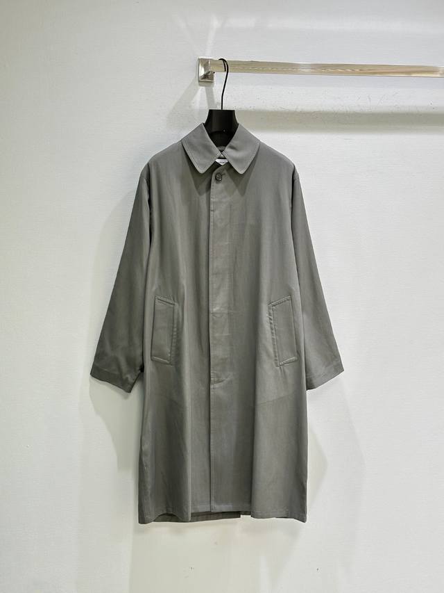 25Ss Autumn New Arrival! A must-have long trench coat for autumn and winter, wit