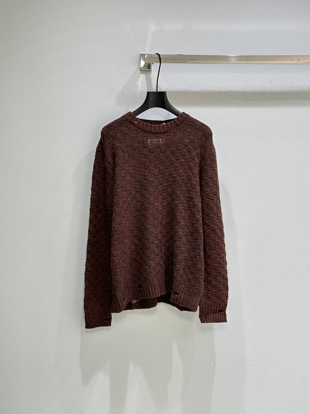 25Ss Early Spring New Arrival! Mm6 Classic Chunky Knit Sweater, soft and warm, s