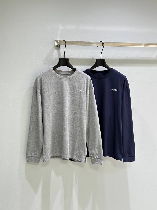 25Ss Autumn New Arrival! Ec Casual Sporty Long-Sleeve T-Shirt and Pleated Skirt