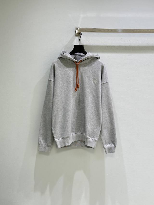 25Ss Autumn New Arrival! Hooded sweatshirt with embroidered brand logo on the ch