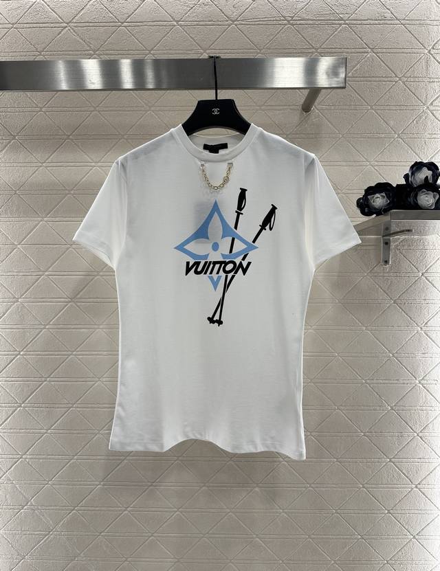 Louis Vuitto* 2025 New Arrival Chain Crew Neck Print Skiing Series #Custom Yb Tw