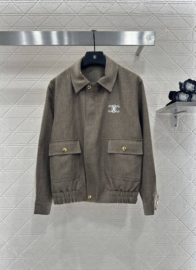 Celin* 2025 New Arrival: Jacket and Pleated Skirt Set. Made with imported Yb mat