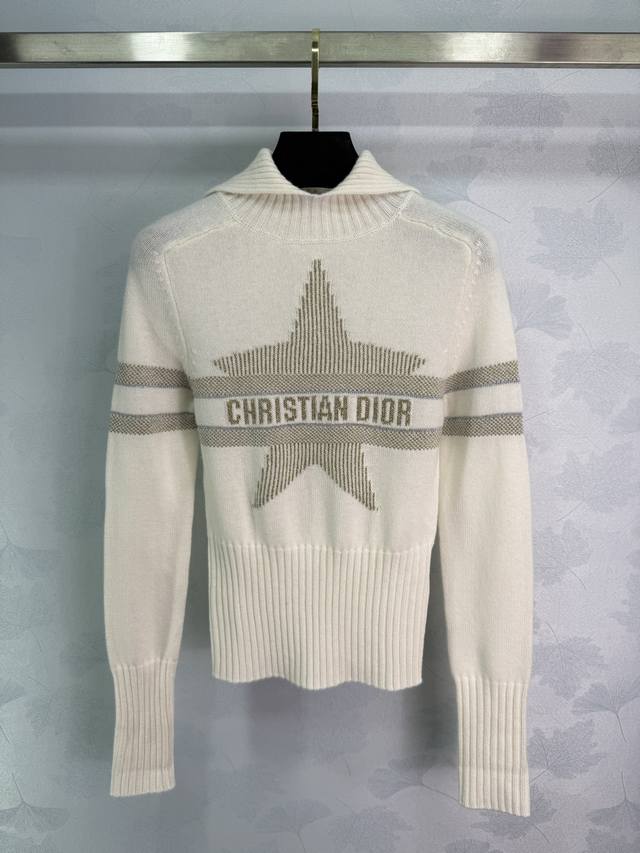 Dio* 25Fw Early Autumn New Alps Series Star Letter Jacquard Knit Sweater | Exclu