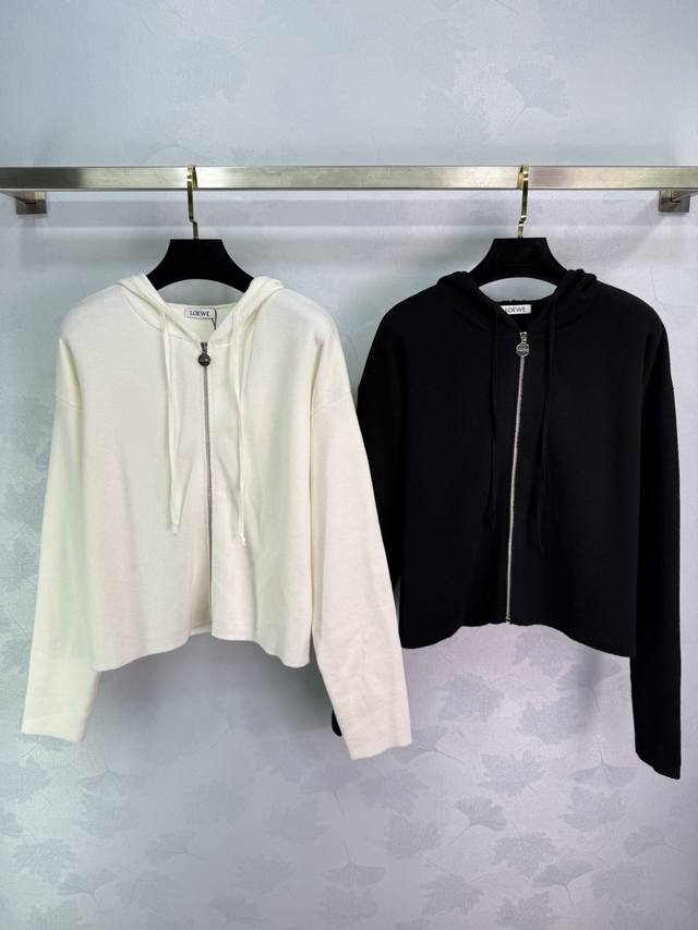 Loew*25 Early Autumn New Knitted Hooded Cardigan with Drawstring Design, Yb Mold