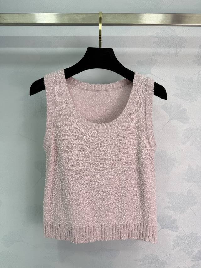 Dio*2025 Early Autumn New Knitted Vest, Custom Made with Yb Cotton Yarn, High-Qu