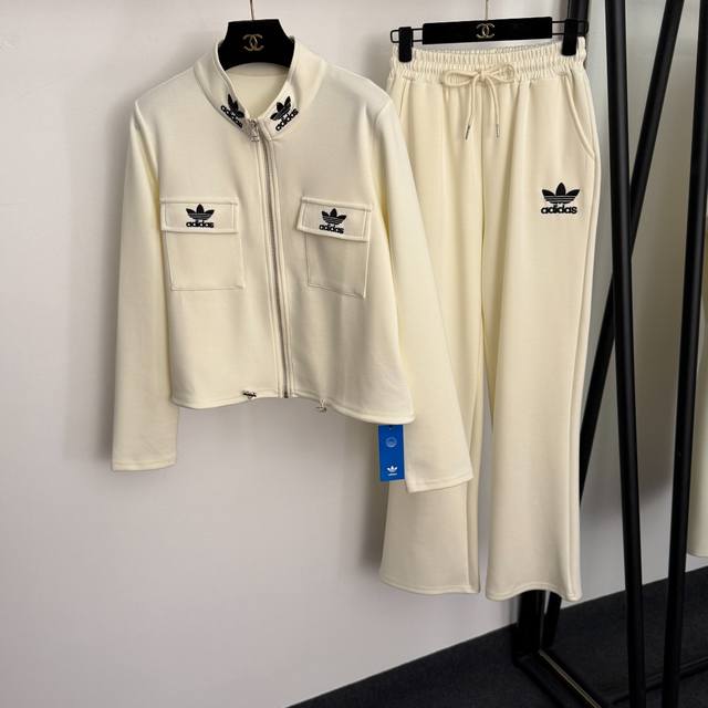Style No. 20256945 Adidas* New Tracksuit, Trefoil Logo Embroidered Double Pocket