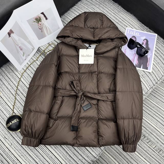 Highly recommend the 2025 early autumn/winter Max* new hooded bathrobe-style dow