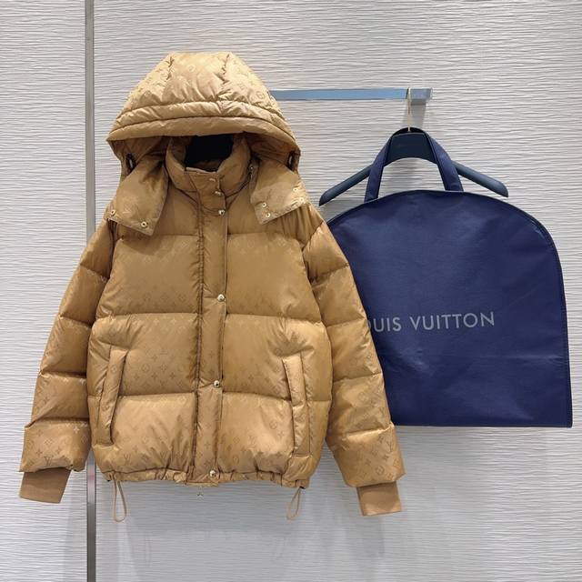 Louis Vuitto* 2025Fw New Down Jacket, 90% White Duck Down, Excellent Warmth, Reg