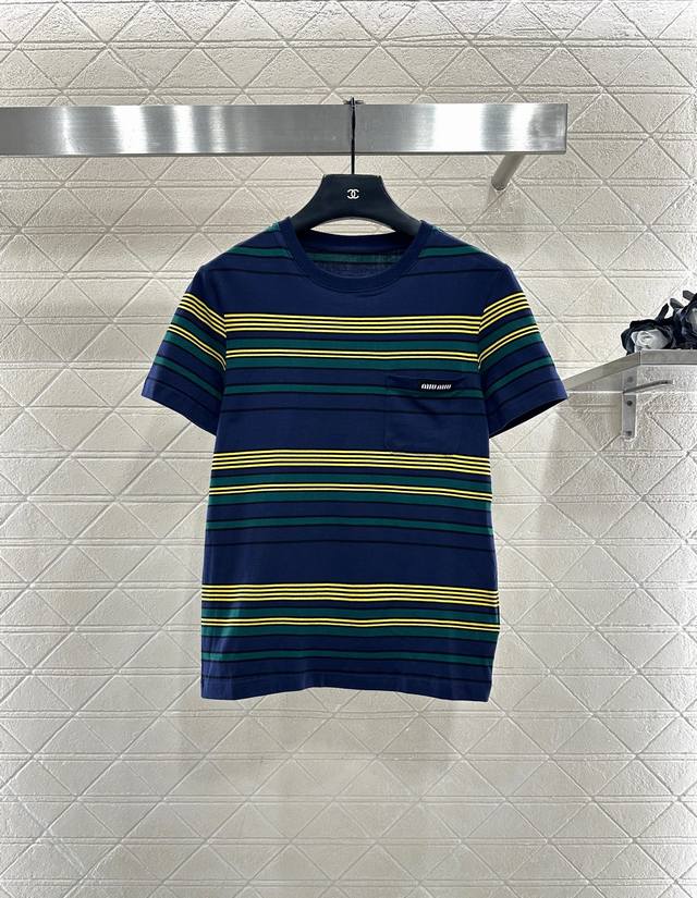 Miumi*2025 New Arrival This custom-made Yb imported cotton poplin top features a