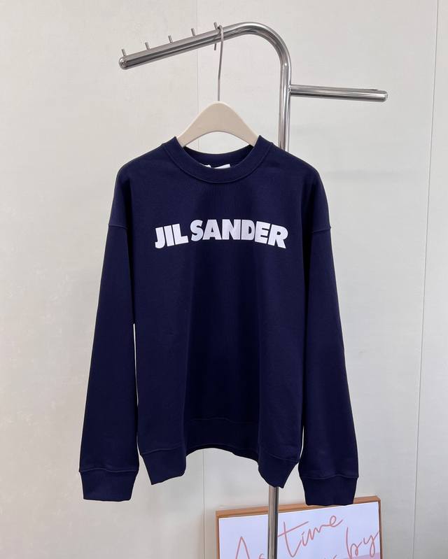 Jil New Letter Print Crew Neck Casual Fashionable Versatile Sweatshirt, Exclusiv