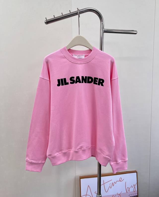 Jil New Letter Print Crew Neck Casual Fashionable Versatile Sweatshirt, Exclusiv