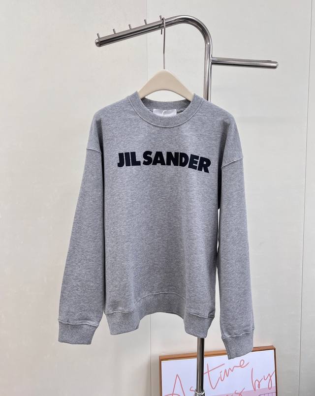 Jil New Letter Print Crew Neck Casual Fashionable Versatile Sweatshirt, Exclusiv