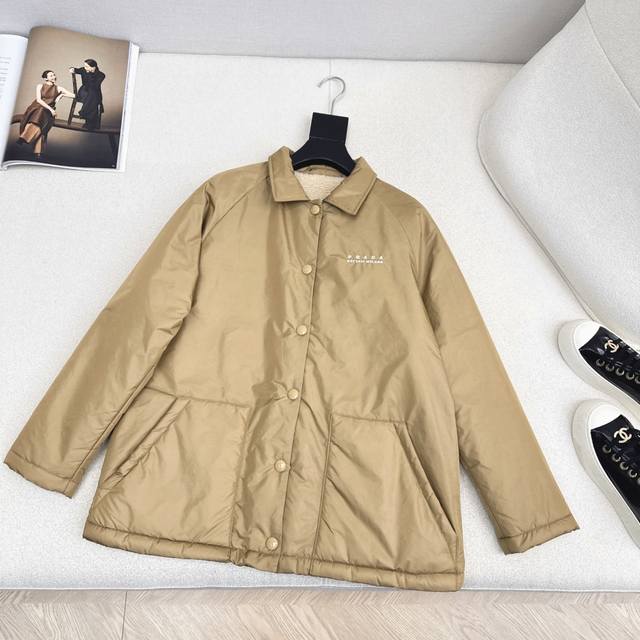 25Ss Autumn/Winter Newest Shirt-Style Collared Oversized Coat, Custom Made with