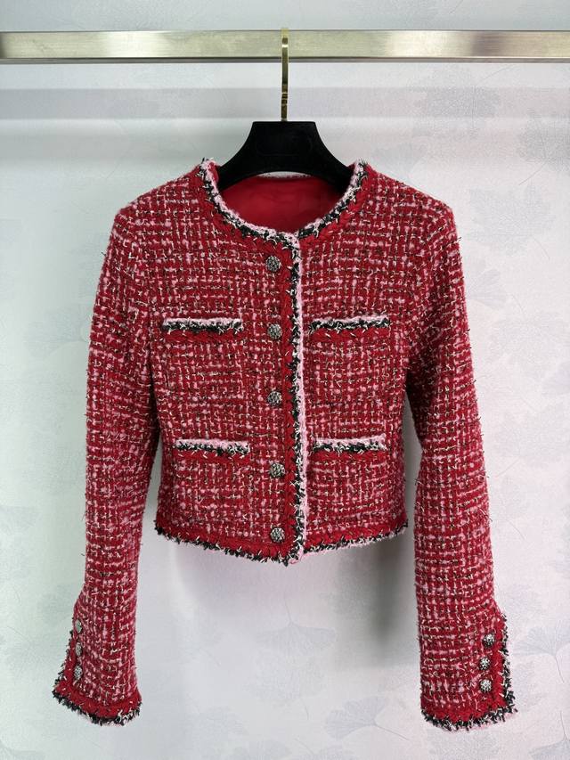 Chane*2025 Autumn/Winter New Round Neck Woven Dress and Skirt Set, Custom Made w