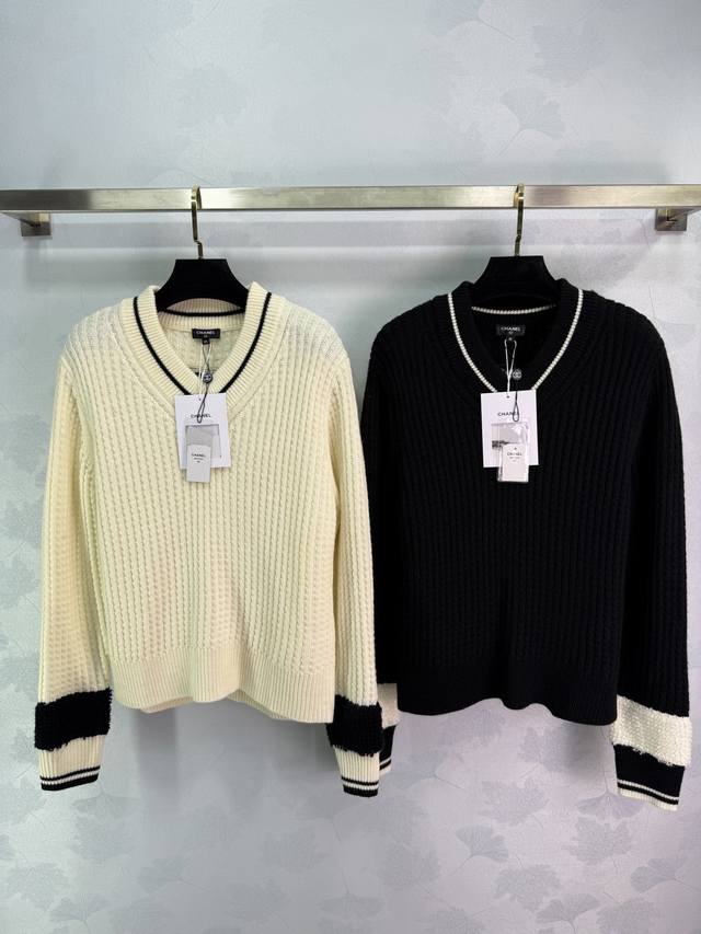 Ch* 2025 Autumn/Winter Newest Collection! Synchronized Skiing Series V-neck Long