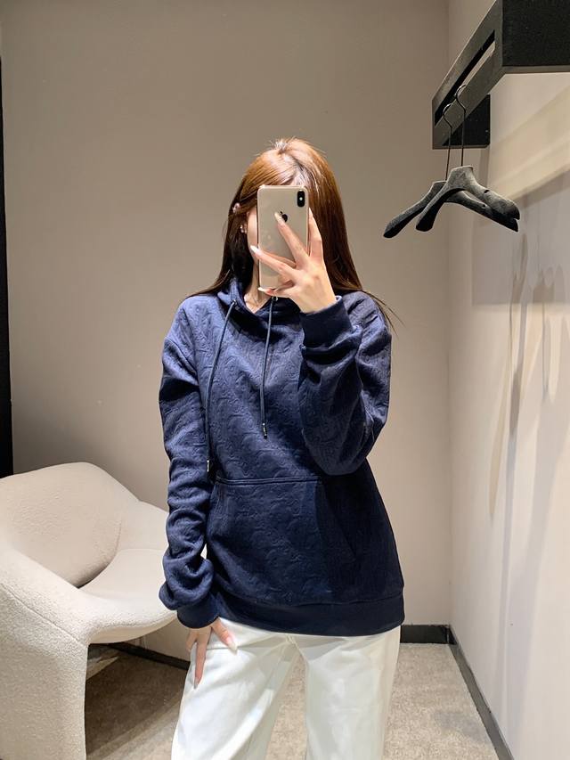 Dio* 25Fw Autumn/Winter New Letter Jacquard Hooded Sweatshirt | Exclusive High-Q