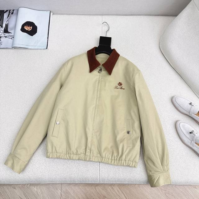 High-end luxury vintage style Lp20Ss Autumn/Winter latest color-blocked corduroy