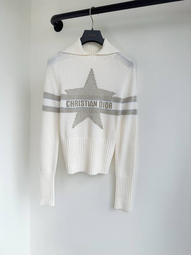 Dio25 Autumn/Winter New Solid Color Cashmere & Wool Knit Turtleneck Pullover Top