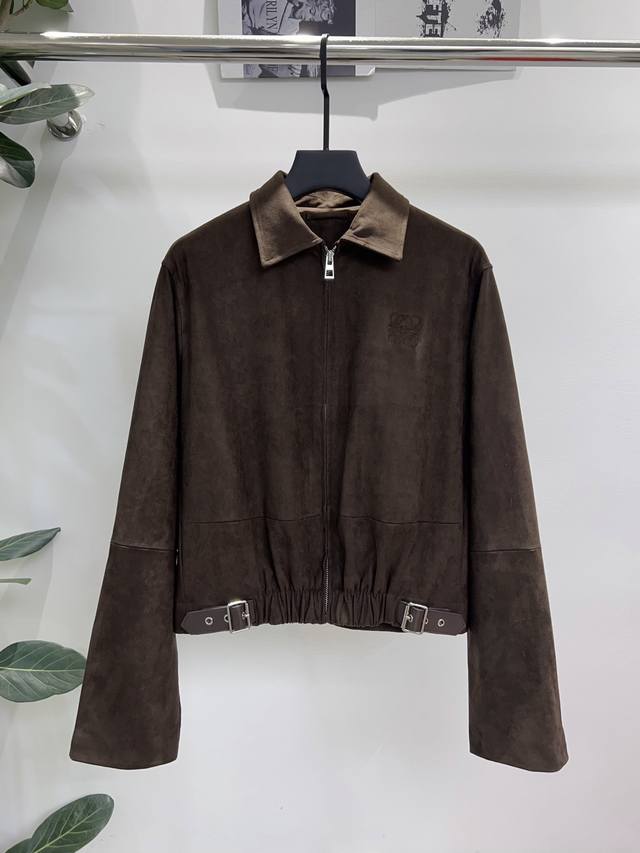 Exclusive first release, original quality Loe*E 25 new autumn/winter brown suede